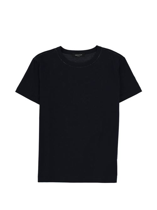 T-shirt donna mezza manica navy Fabiana Filippi | JED266F133L7965146